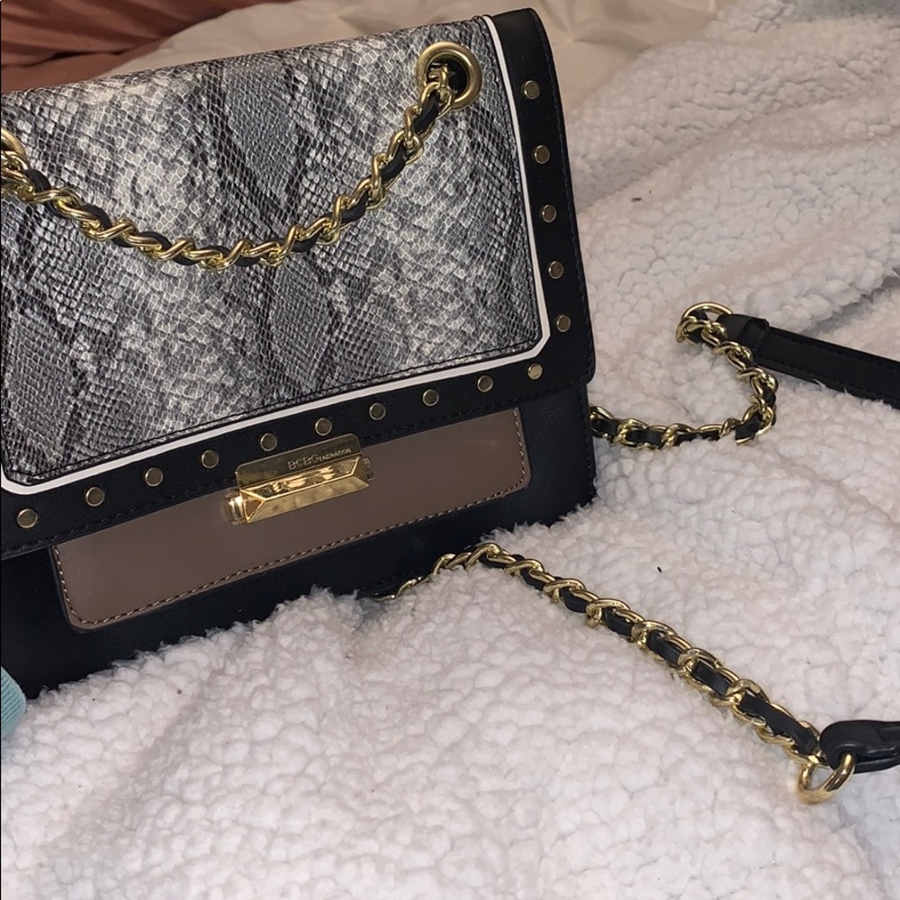BCBG snakeprint/snakeskin crossbody